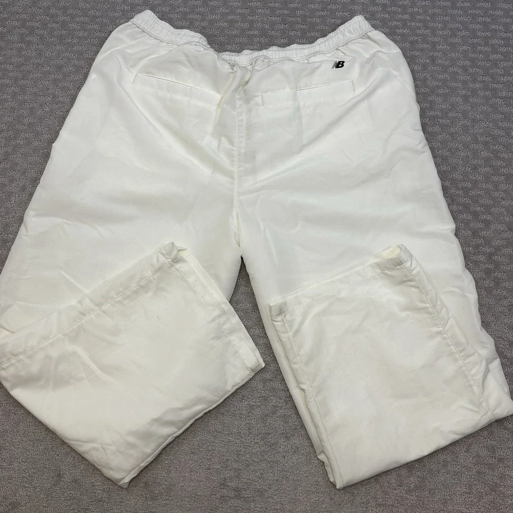 New Balance Men's Sz XXL 2XL Made In USA Pants Nylon Sea Salt Polyester Lined